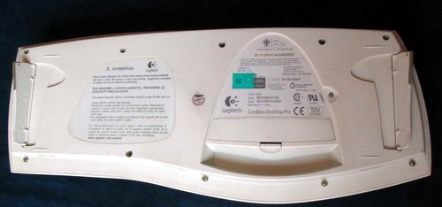 LOGITECH Y-RB7 VINTAGE WIRELESS COMPUTER KEYBOARD AND MOUSE ERGONOMIC DESIGN - Afbeelding 2 van 24