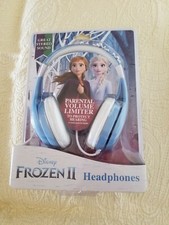New Disney Frozen 2 Headphones For Kids Adjustable Headband Stereo 3.5mm Wired