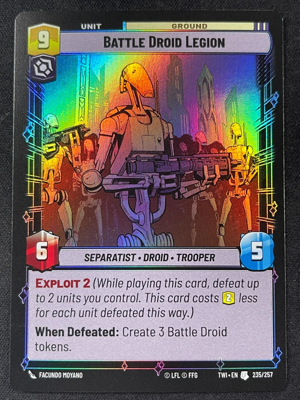 Star Wars Unlimited, Twilight of the Republic - Private Manufacturing Foil
