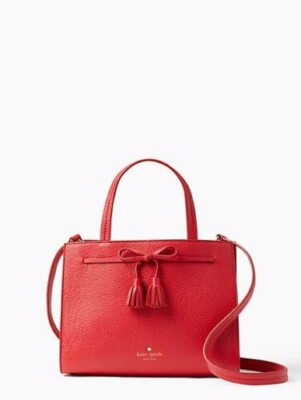 NWT Kate Spade Red Hayes Street Sam Handbag Royal