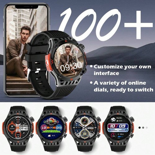 Smart Watch,Wireless Call, Waterproof,Compass,Fitness Tracker for Android & iOS - Picture 8 of 55