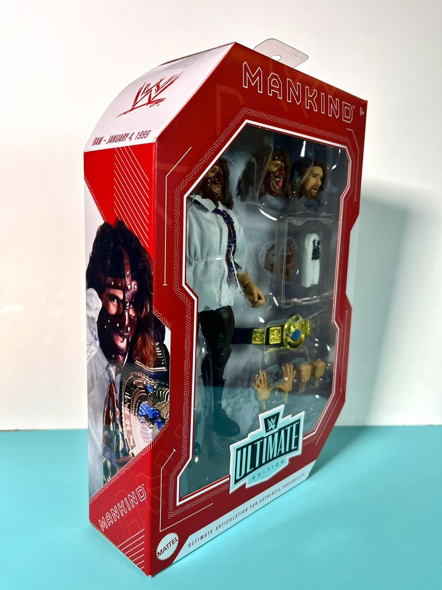 WWF Superstars Mankind フィギュア　マンカインド WWE Mankind Figure - Series #45, Figures - Amazon Canada