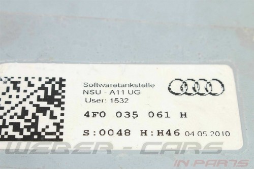 4F0035061H (4F0035061F) Radio Unit Radio Tuner VW Touareg 7P - Picture 5 of 9