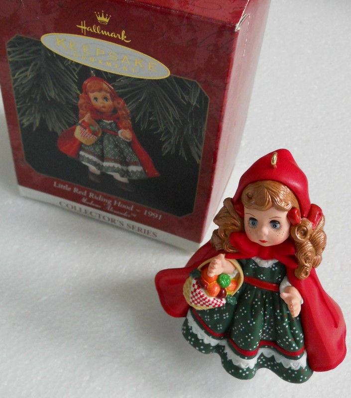 Hallmark Madame Alexander LITTLE RED RIDING HOOD Doll Ornament 1997 Storyland #2
