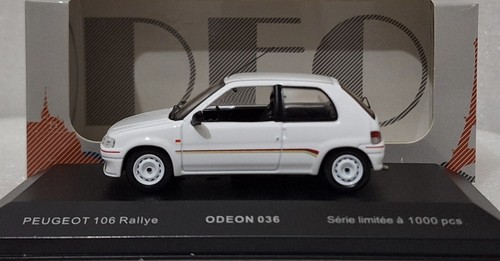 (5) Peugeot 106 Rallye 1995 Blanco 1:43 Odeon ODEON036 ¡EXTREMADAMENTE RARO!! - Imagen 12 de 14