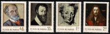 Romania 1971 Artists  - Complete Set Of Four Stamps - MNH