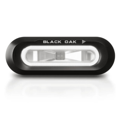 Black Oak LED Low Pro Spreader Light White Accent Black Housing Bracket Mount
