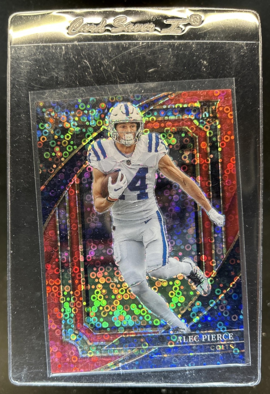 2022 Panini Select Alec Pierce Red Disco Prizm Rookie RC Suite #/49 Colts