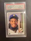 1989 Upper Deck Star Rookie #1 Ken Griffey Jr Mariners RC Rookie HOF PSA 9 MINT