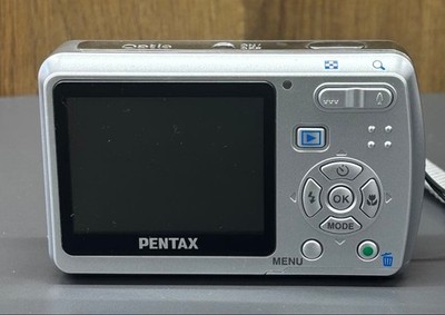 PENTAX Optio E50 8.1 Megapixel Compact Digital Camera Silver | eBay