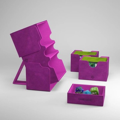 Gamegenic Stronghold 200+ XL Purple Deck Holder Box POKEMON mtg MAGIC 