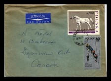 Dr Jim Stamps Poland Air Mail Cover 1972 Postmark