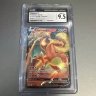 Pokemon (CGC 9.5 Near Mint +) Charizard V 018/159 Crown Zenith Holo