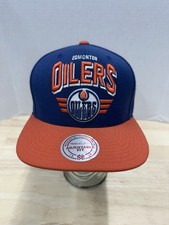 Edmonton Oilers Mitchell  Ness Vintage Hockey NHL Snapback Hat Cap
