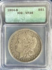 1904-S MORGAN DOLLAR ICG VF-35