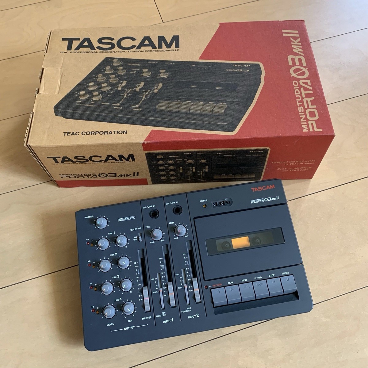 TASCAM PORTA 03 Mk II マルチトラックレコーダー TASCAM PORTA 03 Ministudio MKII Analog Cassette Recorder
