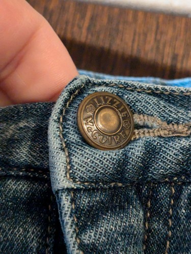 Lizzie McGuire Kids Size 14 Denim Skirt With Floral Embroidery - Picture 9 of 11