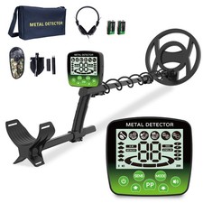 Metal Detector for Adults, 10" IP68 Waterproof Professional Metal Detectors, ...