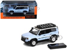 2024 TOYOTA LAND CRUISER PRADO LIGHT BLUE 1/64 DIECAST MODEL BY GCD KS-075-581