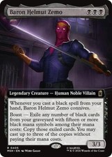 Baron Helmut Zemo (Extended Art) -Foil Near Mint MTG Marvel Super Heroes