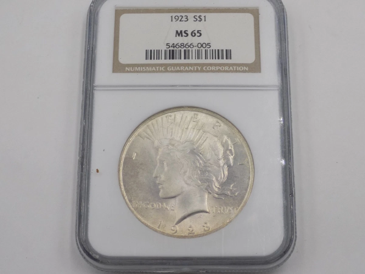 MS 65 Peace Dollars 1921-1935 for sale | eBay