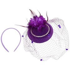 Tea Party Accessory Clips Floral Headband Fascinators Hats Headwears