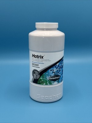 Seachem Matrix 1L Bottle High Capacity Biofiltration Marine And Freshwater