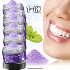 1~6Pcs Dental Restoration Mineral Powder, Mineral Tooth Powder, Teeth Whitening
