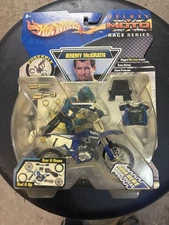 2001 Hot Wheels Moto X Deluxe Jeremy McGrath 250 Class Bike and Figure Sealed!