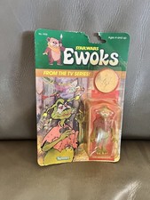 1985 Kenner Star Wars Ewoks Urgah Lady Gorneesh Coin MOC Sealed TV Series Rare