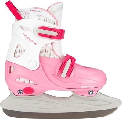 Kinder Schlittschuhe Eislaufschuhe Eiskunstlauf Rosa Weiß Gr.38-41 - Nijdam