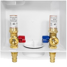 Lead-Free 1/4-Turn Ball Valve Outlet Box for Washing Machine