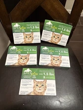 (5)Apex Plus Flea Control For Cats 3 months Supply, for Cats Over 1.5 lbs 5 Pack