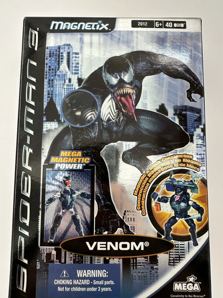 Mega Magnetic Power Mega Marvel Magnetics Figure Venom Spider-Man 3 - Image 2 of 4