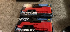 NERF Roblox Mega MM2 Shark Seeker Dart Gun Red 8-11 Years 2023