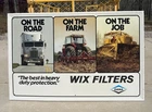 VTG Wix Filters On the Road/Farm/Job Metal Sign Farming Trucker Garage Man Cave