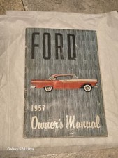 1957 Ford Owners Manual Operator Booklet Original Vintage Dec 1956 2nd Printing