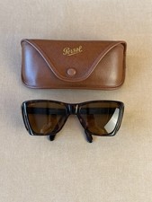 Vintage PERSOL 009 Tortoise Shell Sunglasses With Side Lenses  Original Case