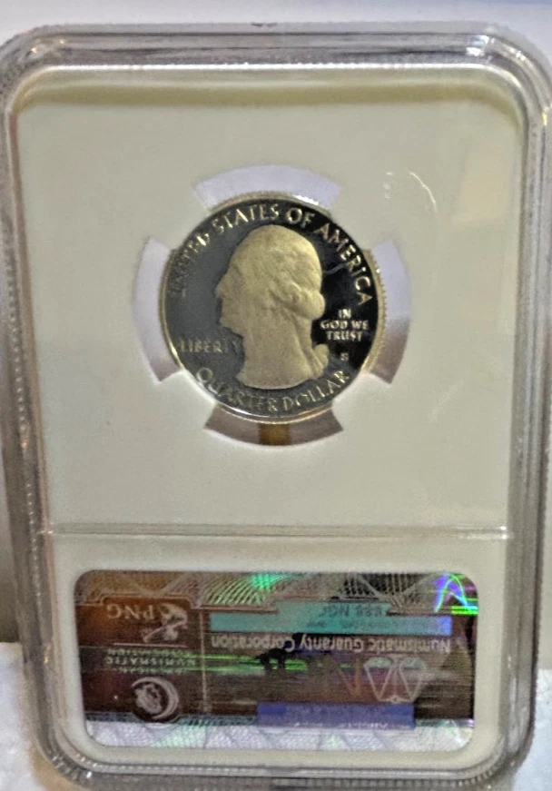 2010 S Silver Hot Springs  ATB Series Washington Quarter PF70 NGC, Pretty Coin!! - Image 4 of 4