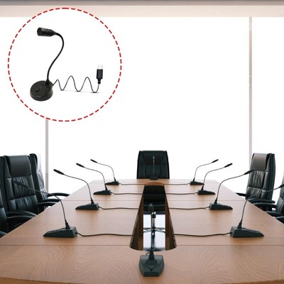 Desktop Conference Microphone USB/3.5mm/Type C Instantly Quiet Button