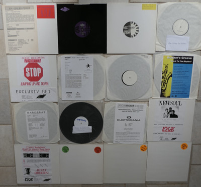 16 x 12'' TEST PRESSINGS PROMO Techno Trance Electro Hardbeat Indie- Sammlung Lot