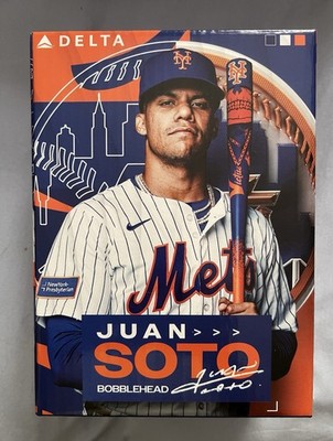 NY METS JUAN SOTO BOBBLEHEAD SGA MLB BASEBALL CITI FIELD DELTA 8
