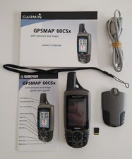 Garmin GPSmap 60CSx Handbuch Kabel SDCard GEOCACHiNG Sehr gepflegter Zustand