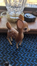 Vintage Celluloid Plastic Rare Deer Fawn Christmas Reindeer Bambi Figurine