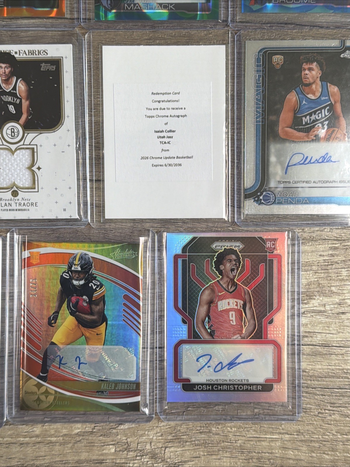 (26) Card Auto/Patch Lot National Treasures RPA Chrome Lava Lamp Rookie Prizm view 10
