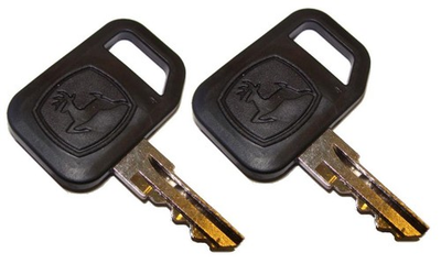 #ad John Deere Original Equipment 2 Keys #AM131841 2 $10.69