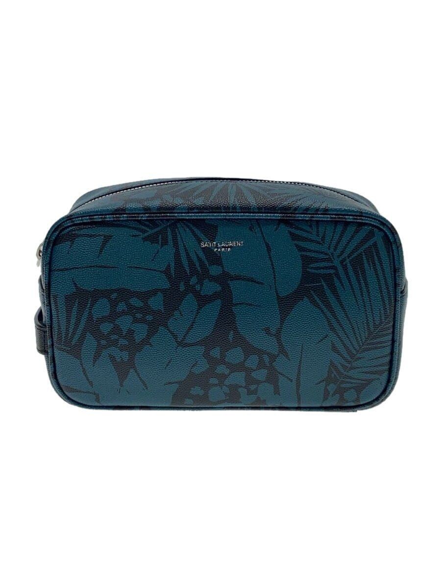 SAINT LAURENT ALTRA S BORSA PELLE VERDE MOTIVO TOTALE GUE650125 0621 usata