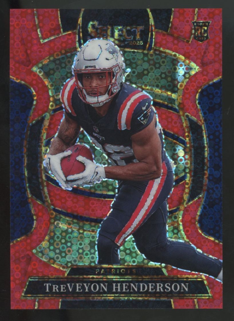 2025 Panini Select TreVeyon Henderson RC Concourse Red Disco /49 #78