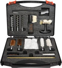 Gun Cleaning Kit for 12, 20, 410 Gauge Includes Bronze Bore Brush, Cotton... 