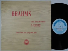 STARKER Brahms Cello And Piano Sonatas No 1,2 UK RMC LP CM 43 NM mono